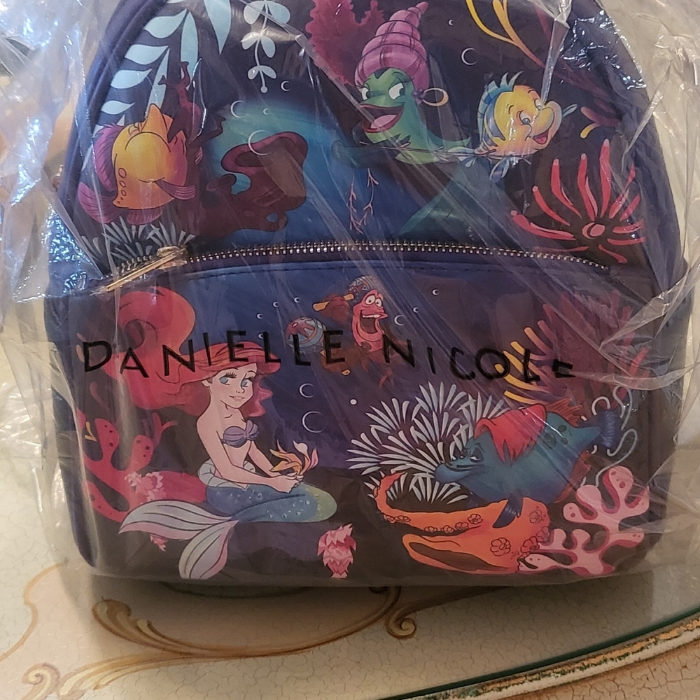Disney Danielle Nicole Little Mermaid Mini Backpa… - image 8